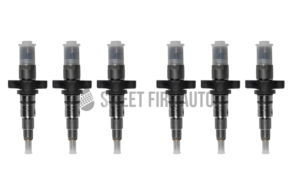 complete set of fuel injectors for 2003 - 2004 5.9 liter cummins diesel trucks