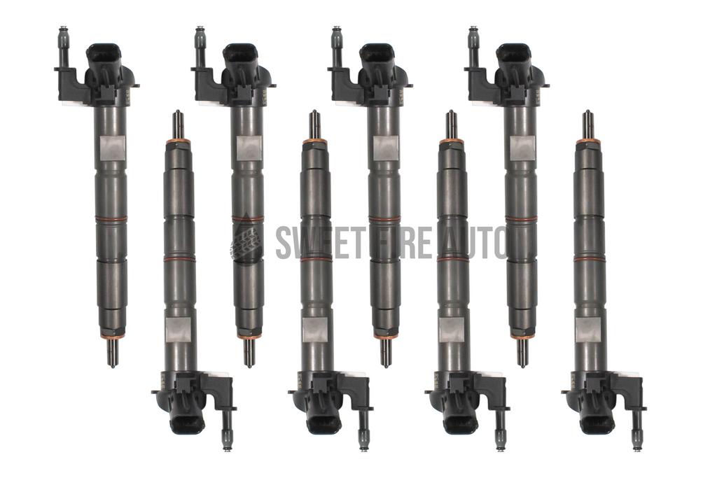 Complete set of fuel injectors for duramax 2011 to 2016 LML Diesel trucks